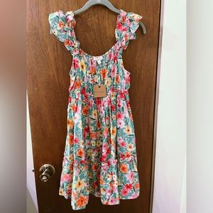 Blu Pepper, Boutique Summer Floral Dress, Size Small, NWT